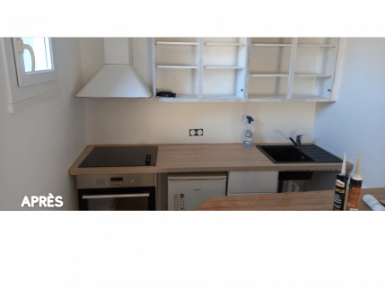 après la rénovation de cuisine