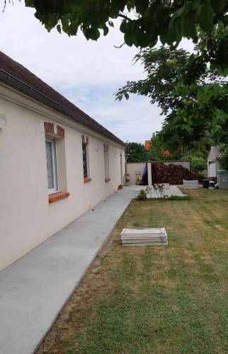 Terrasse côté jardin