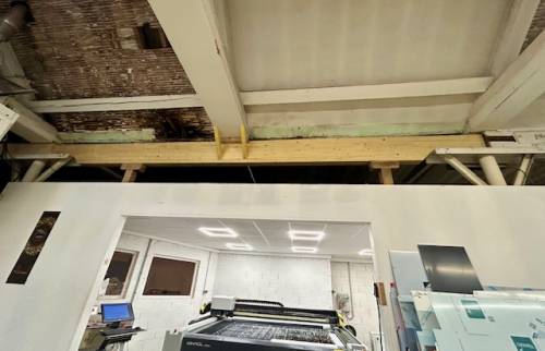 Renfort de structure dans un bâtiment industriel à Troyes 1