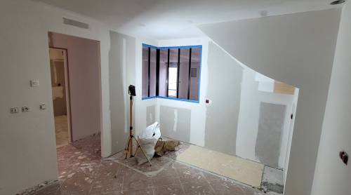 Refaire la cuisine avec une verrière intérieure - Brie-Comte-Robert 77170