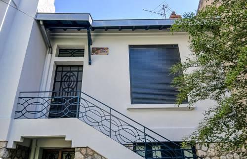 Escalier Art déco en peinture