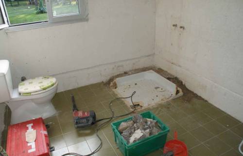 Rénovation complète de salle d'eau à CORMERAY (41)