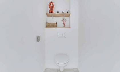 rénovation d'un wc dans une maison