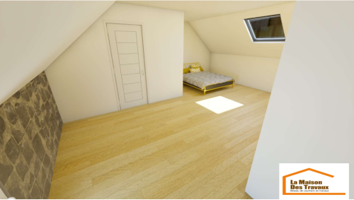 Chambre vu côté bureau (avant)