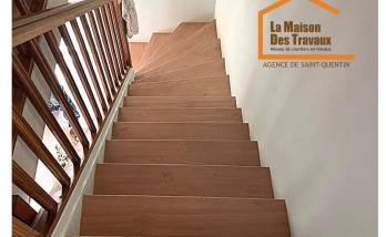 Réfection d'un ancien escalier