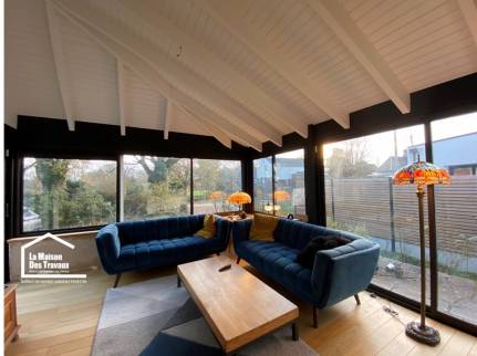  La Maison des Travaux Vannes rénovation salon