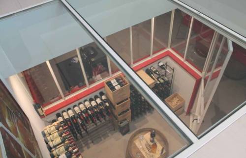 Vue plongeante sur cave verrière (91)