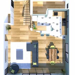 Décoration maison en construction à St Jean de Monts réalisé par Aurelie GUITTONNEAU - La Maison Des Architectes