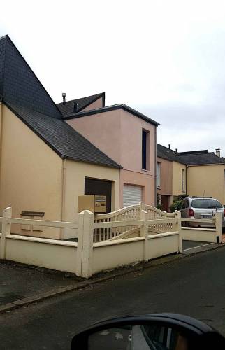 Surélévation au dessus d'un garage à Rennes