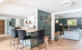 Rénovation complète d'une maison de 250 m² à Vertou- salon