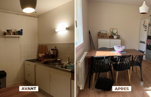 Rénovation cuisine - avant/après