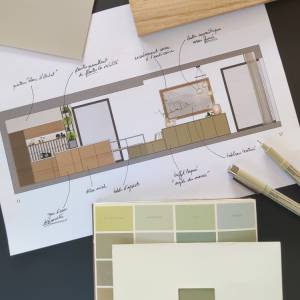 Rénovation complète cuisine/séjour - Apolline GERONIMI - La Maison Des Architectes