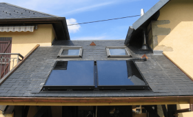 Rénovation énergétique : pose de panneaux solaires