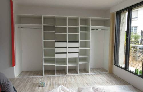 Aménagement d'un dressing à Trouville