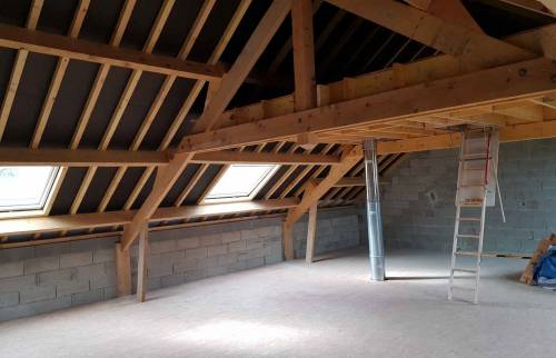 Surélévation de maison à Montévrain