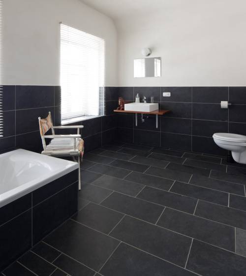  salle de bain noire