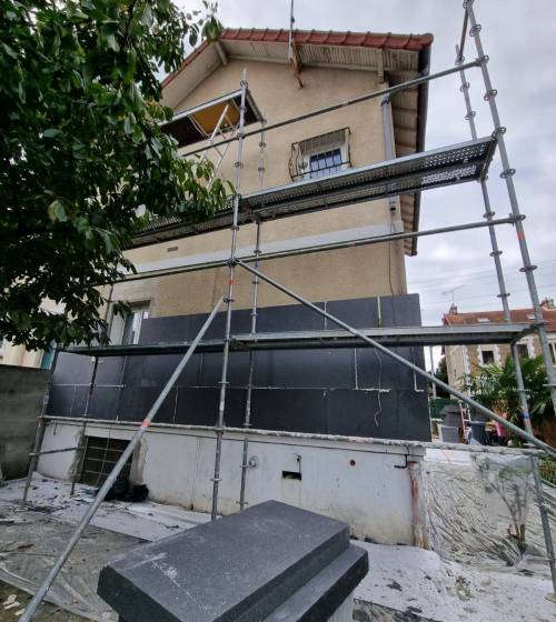 arrière pendant travaux Allauch 13190