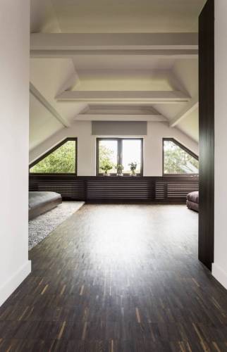 Transformation des combles à Pessac (33600) : Une chambre principale moderne et élégante