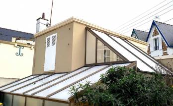 Remplacement couverture véranda à Saint Malo (après)