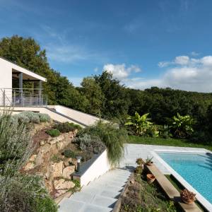 Studio et aménagements paysagers à Francheville conçus par Anne Rose BOUYER