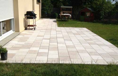 Terrasse arrière achevée