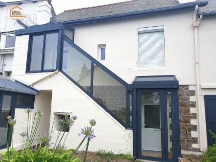 Nouvelles véranda et huisseries / ravalement à Saint-Malo - Après travaux