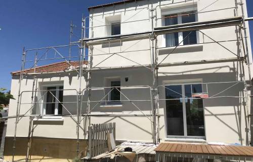 mise en place échaffaudage