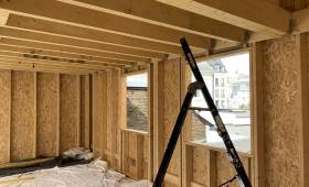 SURELEVATION OSSATURE BOIS LA MAISON DES TRAVAUX ROUEN 