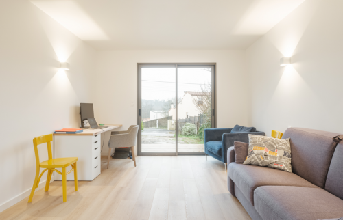 Extension de maison de 20 m² à Vertou - pièce de vie