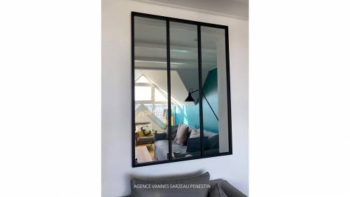 Miroir verrière industrielle 