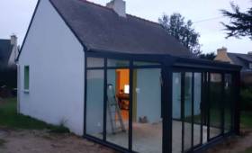 Construction d'une véranda