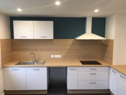 Rénovation de cuisine avec nouvelle cuisine moderne équipée - Nantes 44
