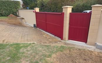 Après - Muret clôture Portail et portillon La Maison des Travaux Evreux Louviers 2.