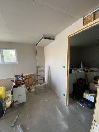 Création d'un espace séparé dans un garage - Montauban 82000