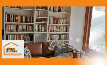 Découvrez une rénovation élégante entre Quimper et Saint-Évarzec : un salon transformé en espace chaleureux et moderne grâce à l’accompagnement de Lucie Pouliquen, courtier en travaux.