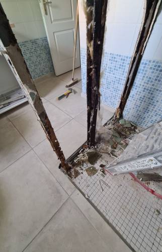 Rénovation de salle de bain après dégât des eaux 2