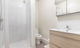 La salle de bain rénovée