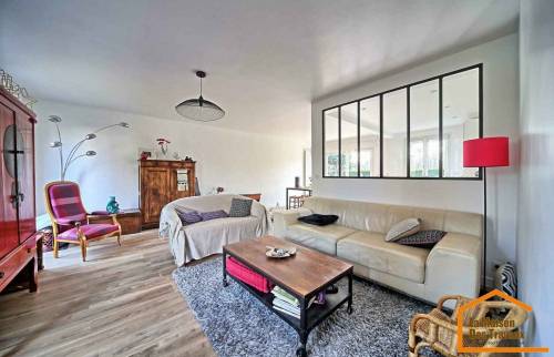 Montgeron- Suppression cheminée et création verriere