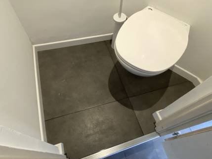 Pose d'un WC