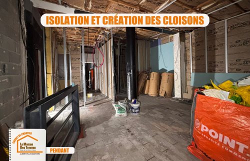 aménagement intérieur, mise en peinture, pose de cloisons, accompagnement travaux, travaux sur mesure
