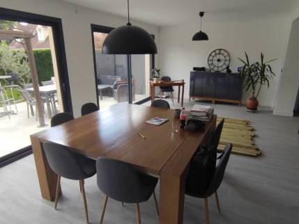 Construction d'une extension de maison avec séjour aménagé - Ozoir-la-Ferrière 77330