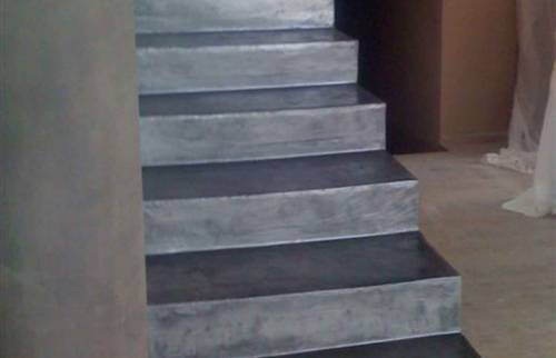 L'escalier en phase travaux