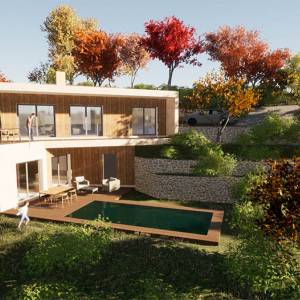 Maison bioclimatique à structure mixte Construction neuve à Castellane - Morgane Ohanian - La Maison Des Architectes