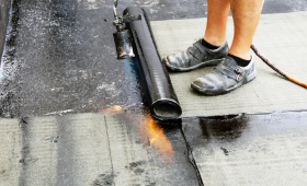 Etancheïté d'une toiture plate près de Aloxe-Corton