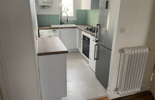 carrelage rénové dans une cuisine