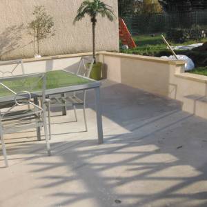 Extension d'une maison en bois, Val d'Oise - Terrasse 