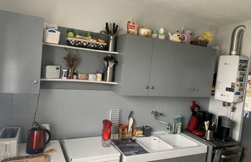 Cuisine avant rénovation - Vue générale avant les travaux