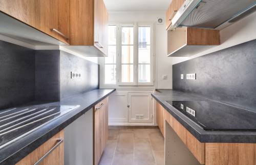 Une cuisine toute neuve pour cet appartement à louer à Asnières-sur-Seine (92600)