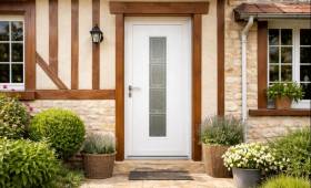 Nouvelle porte d’entrée en PVC à Touques
