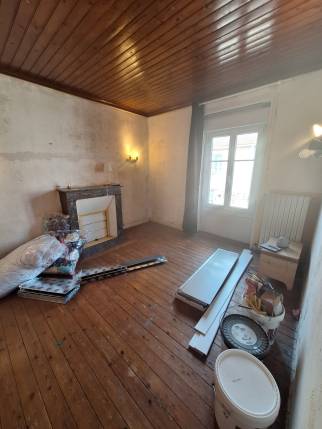 Chambre avant travaux de rénovation d'une maison - Pornic 44210